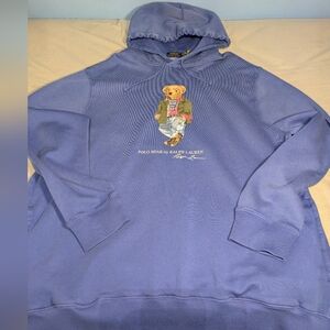 Ralph Lauren Purple Polo Bear Sweater